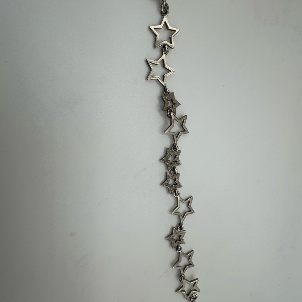 Sterling Silver Star Charm Bracelet